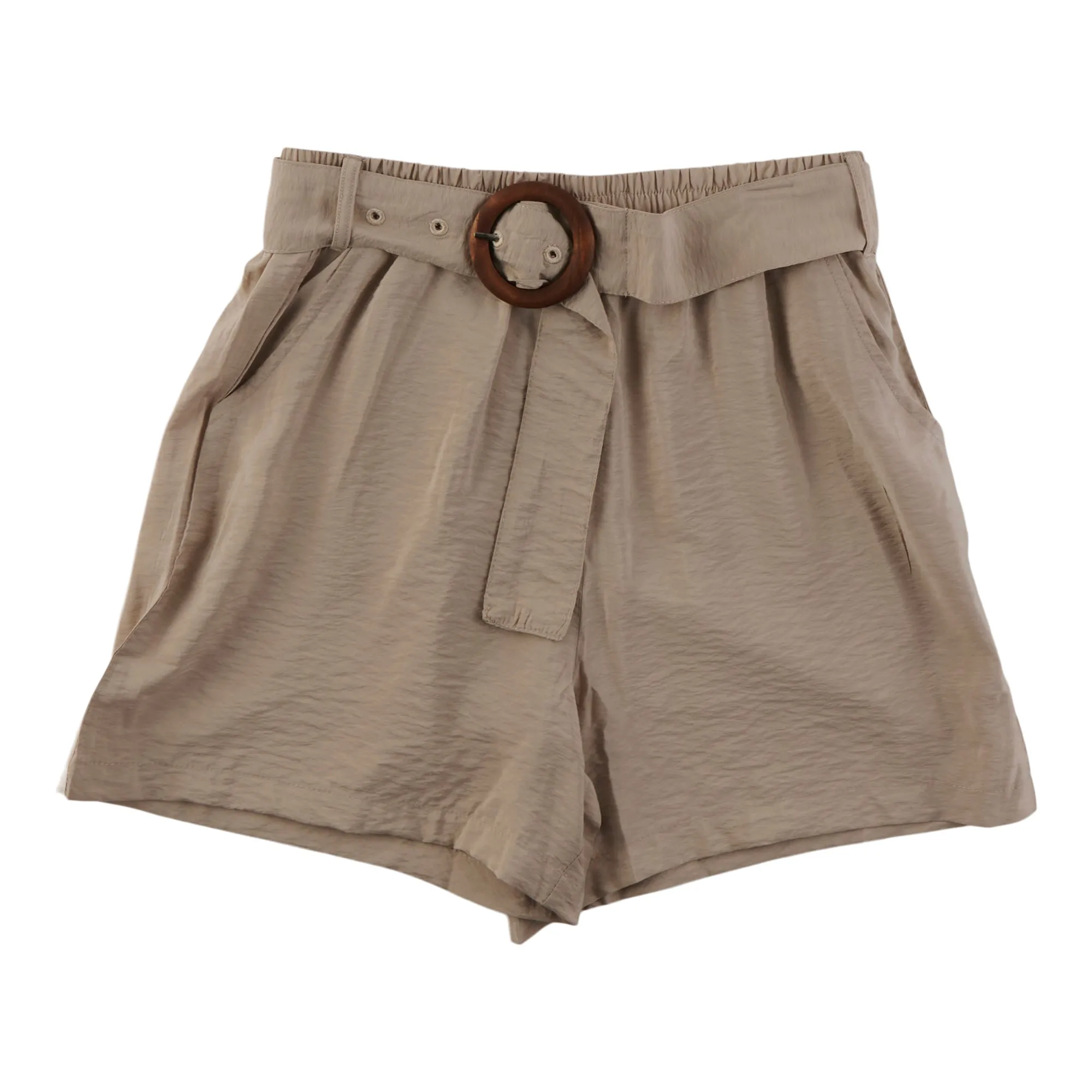 lily morgan Women's Textured Belted Shorts sold by Giant Tiger product image thumbnail 2