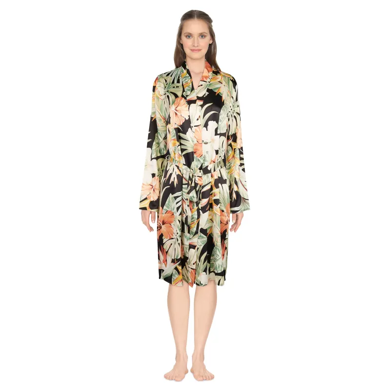 Carisma Women's Long Satin Robe made by Giant Tiger