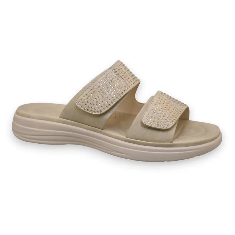 Classic Editions Women's Jewel Comfort Slides made by Giant Tiger