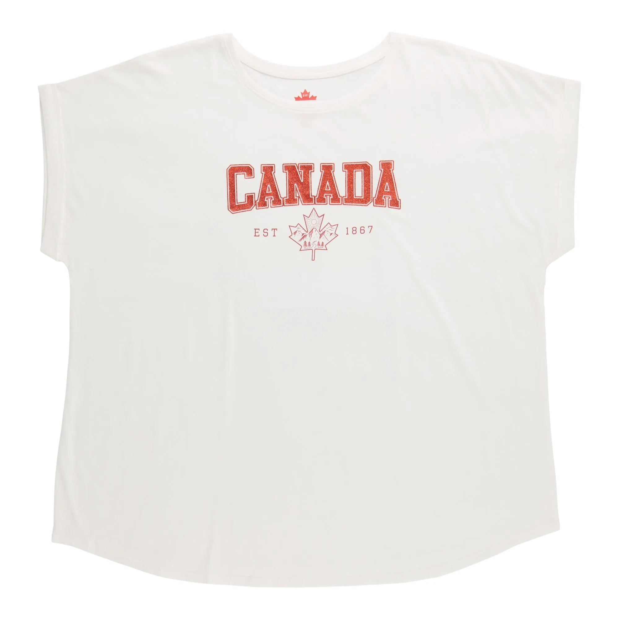 Canada EH! Women's Plus Glitter T-Shirt sold by Giant Tiger product image thumbnail 4