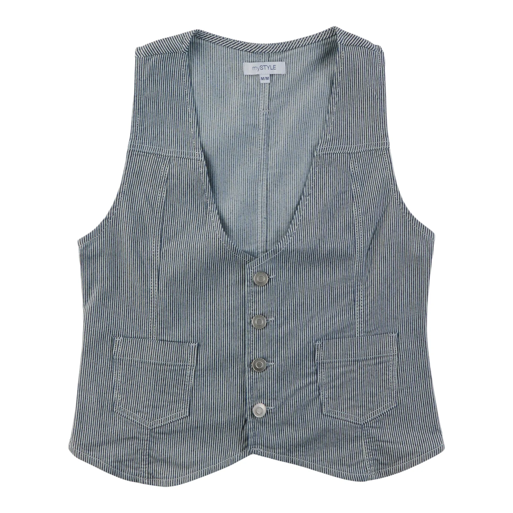 mySTYLE Women's Striped Vest sold by Giant Tiger