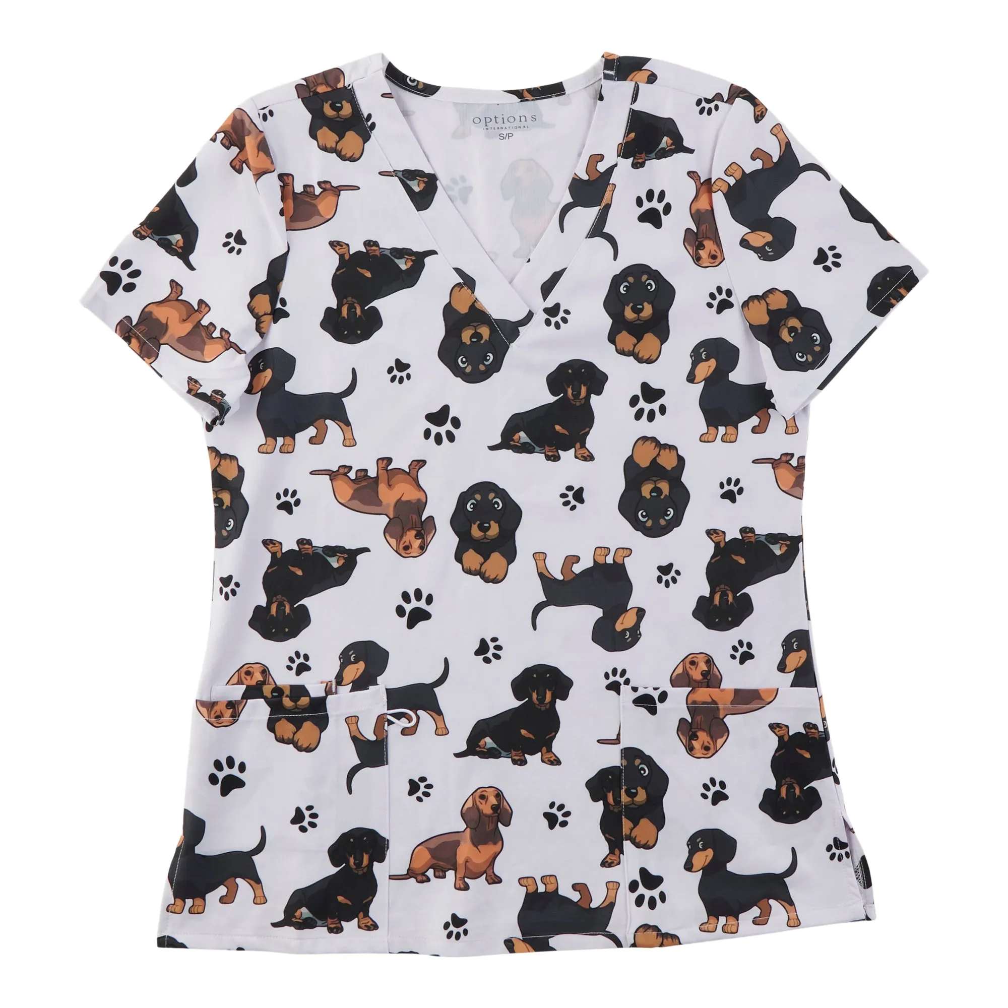 Options Women's Solid Fashion V-Neck Scrub Top sold by Giant Tiger product image thumbnail 2