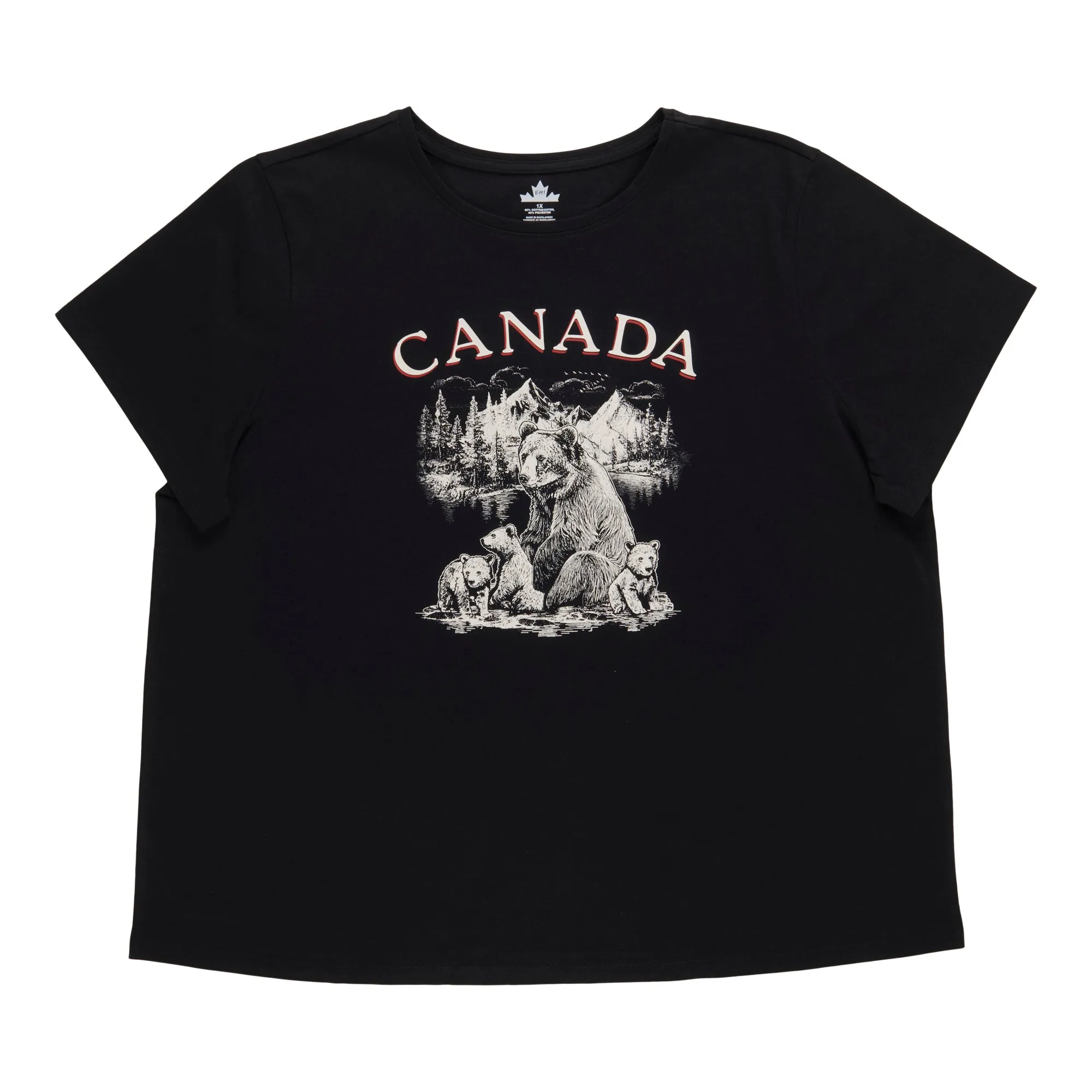 Canada EH! Women's Plus Crew Neck Tee sold by Giant Tiger