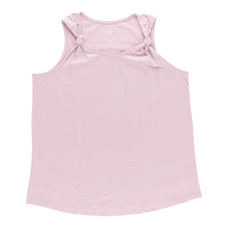 Women's Plus Knot Strap V-Neck Tank Top made by Giant Tiger