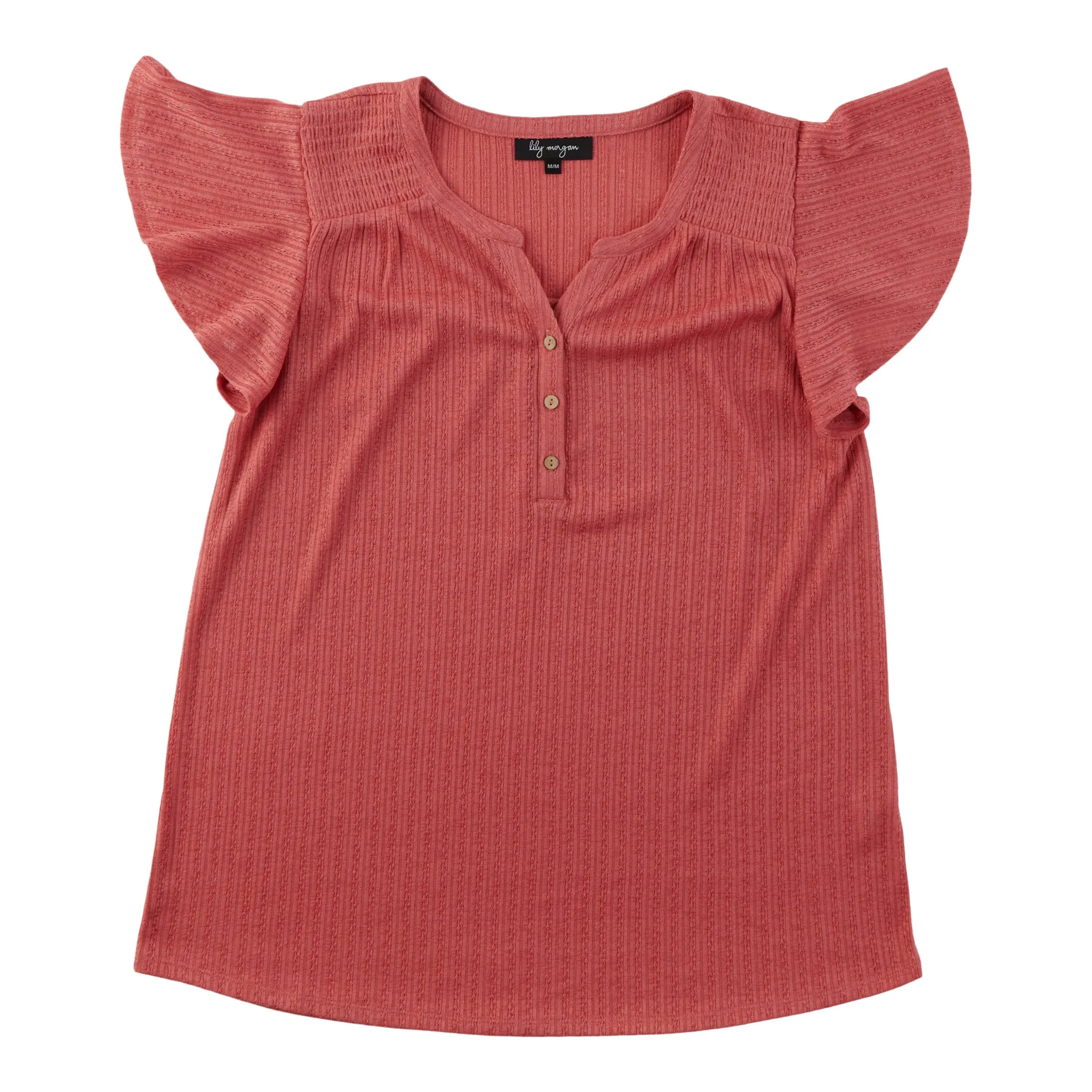 lily morgan Women's Mandarin Collar Top with Buttons sold by Giant Tiger product image thumbnail 2