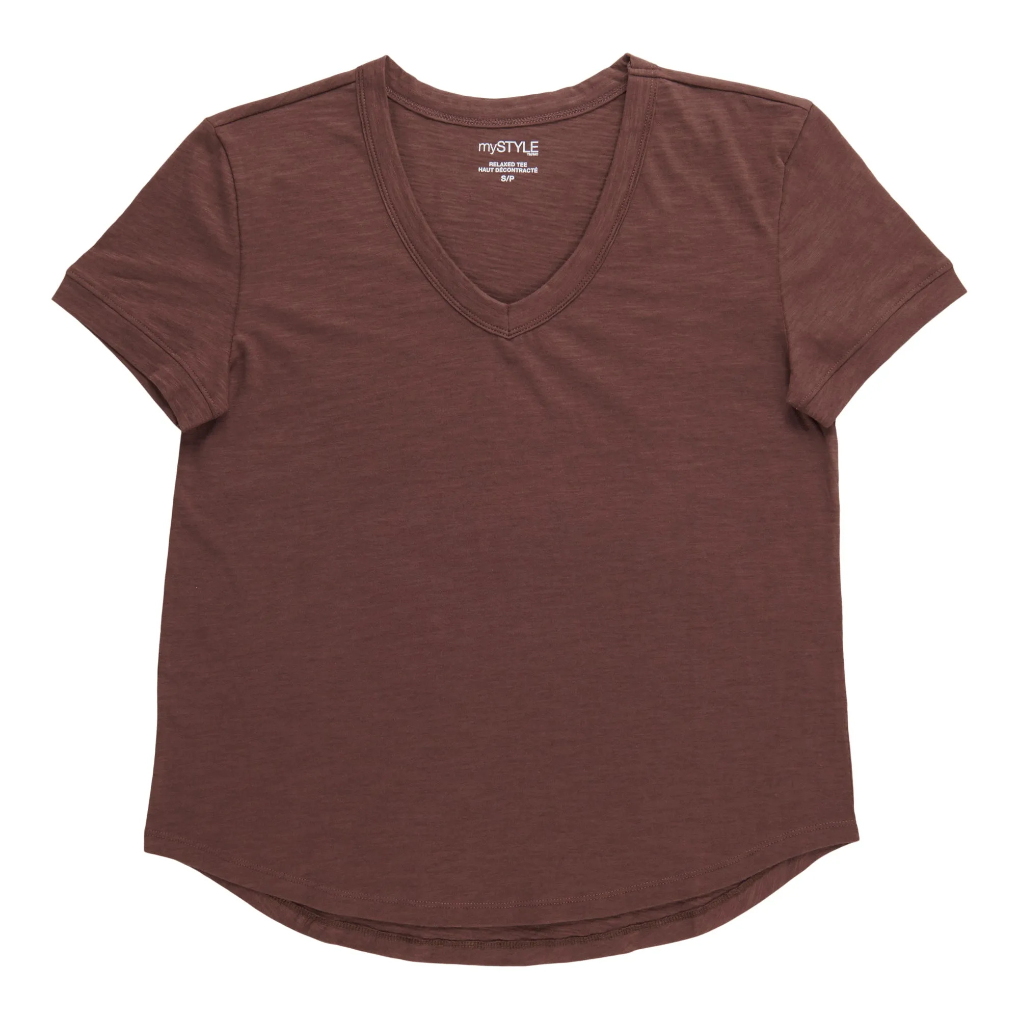 mySTYLE Women's V-Neck Short Sleeve Tee sold by Giant Tiger product image thumbnail 2