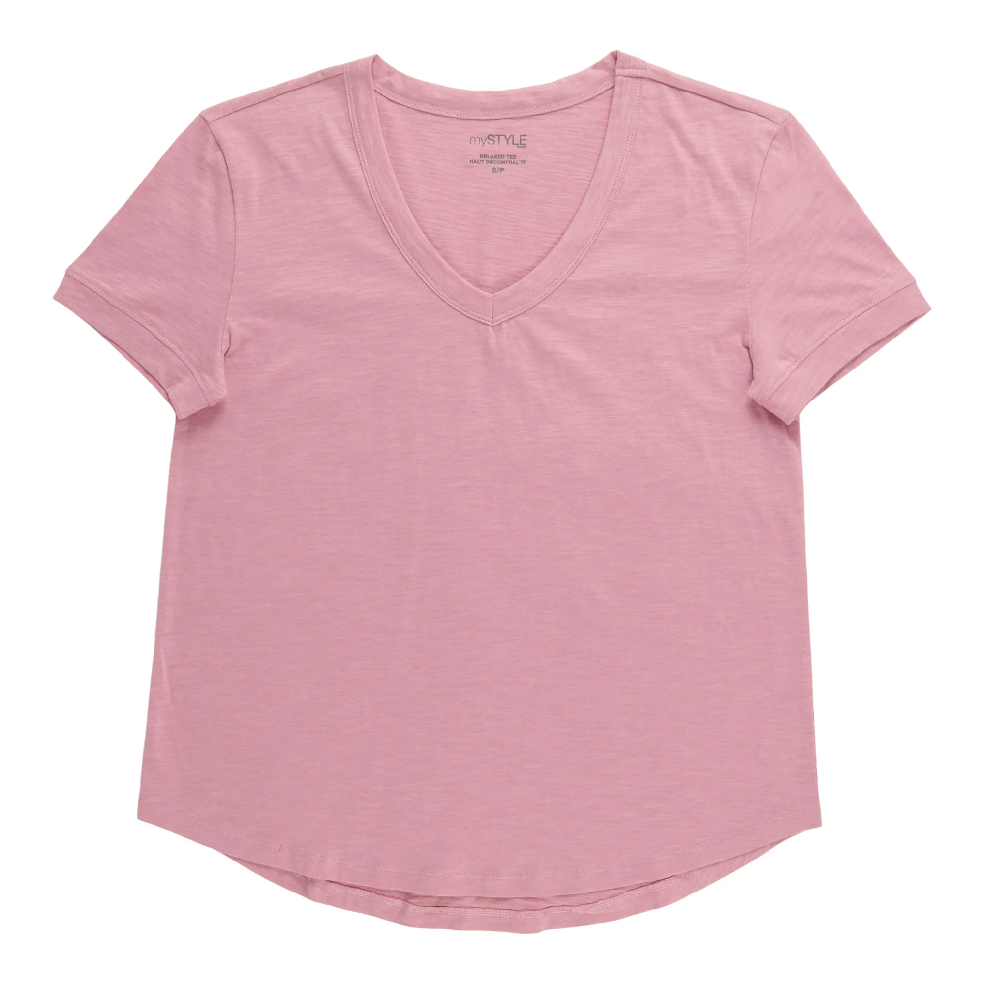 mySTYLE Women's V-Neck Short Sleeve Tee sold by Giant Tiger product image thumbnail 3