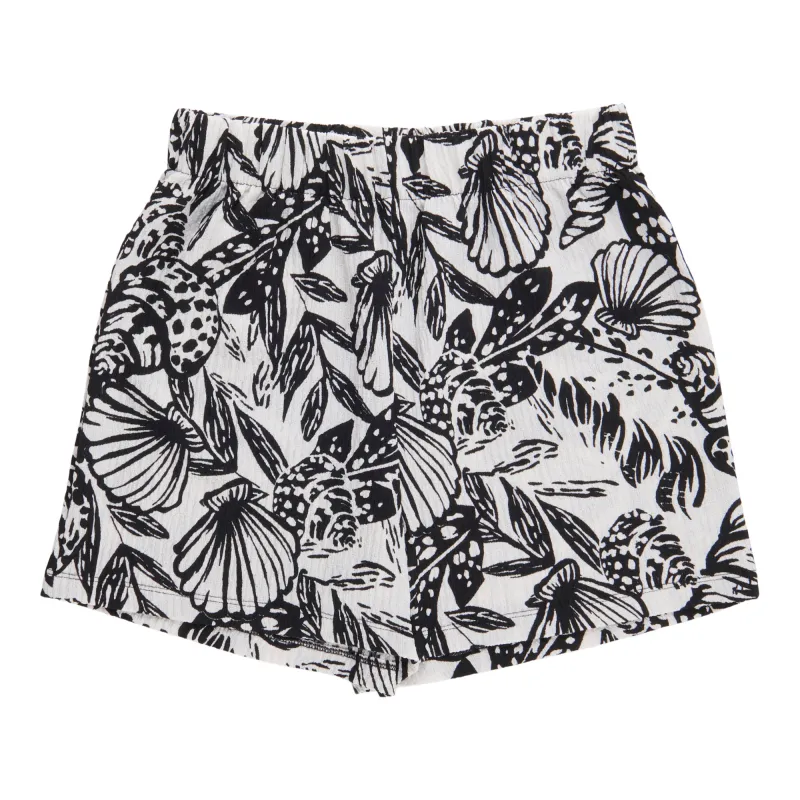 lily morgan Women's Printed Crinkle Pull-On Shorts made by Giant Tiger
