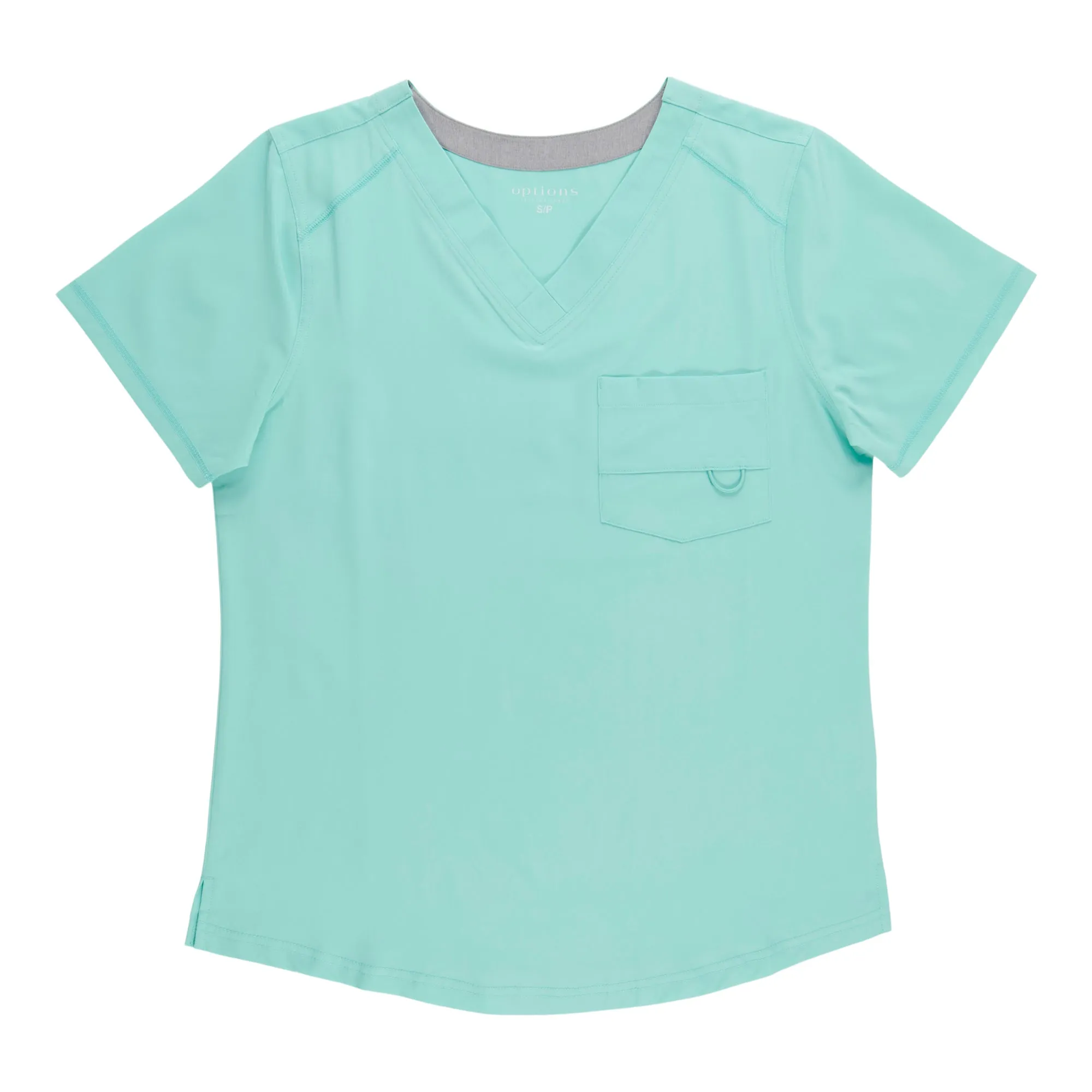 Options Women's Solid Short Sleeve Scrub Top sold by Giant Tiger