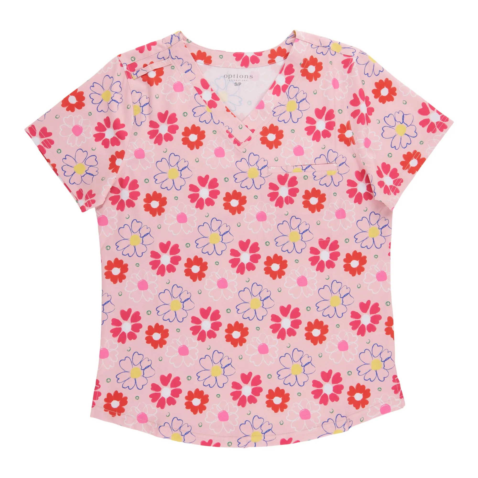 Options Women's Printed Short Sleeve Scrub Top sold by Giant Tiger product image thumbnail 3