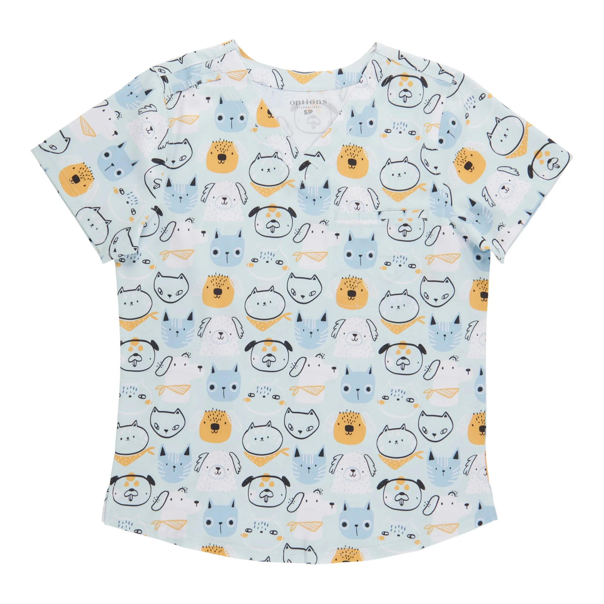 Options Women's Printed Short Sleeve Scrub Top sold by Giant Tiger product image thumbnail 2