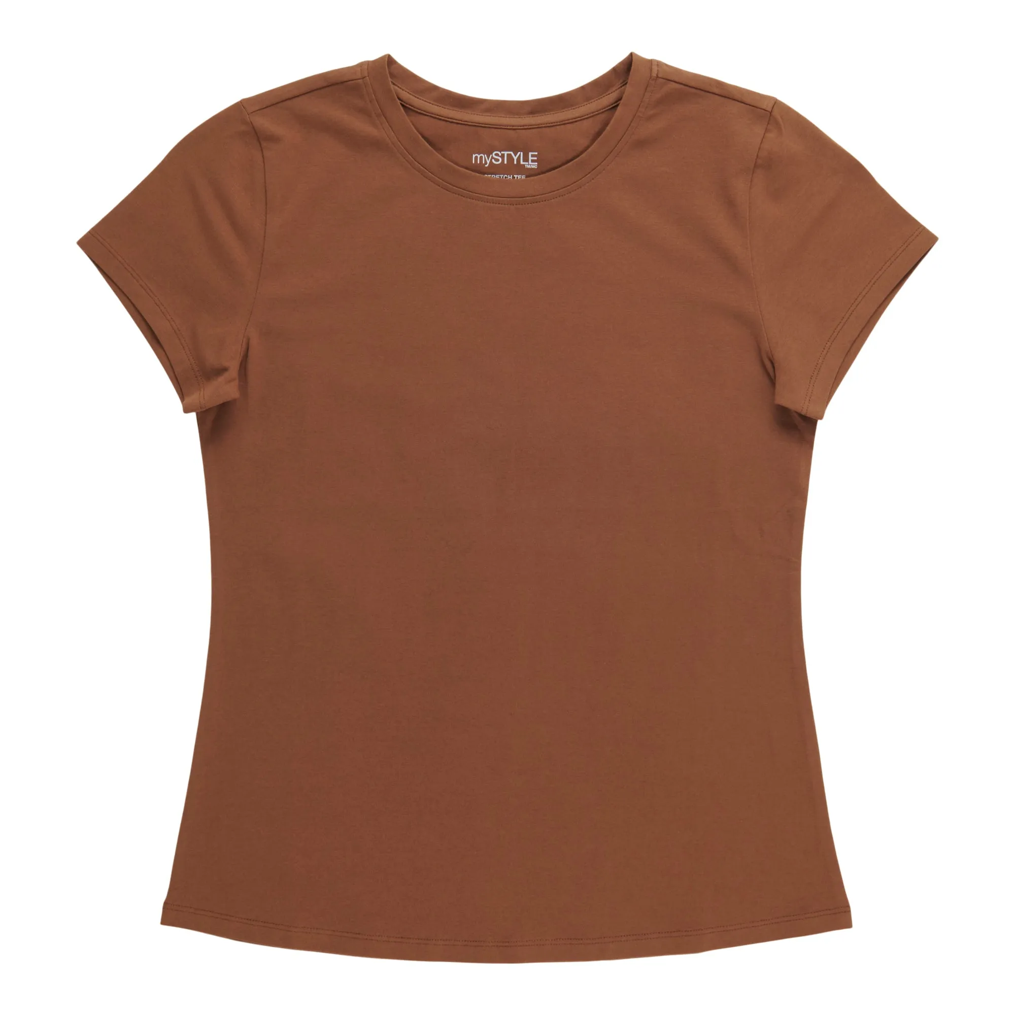 mySTYLE Women's Stretchy Crew Neck Tee sold by Giant Tiger