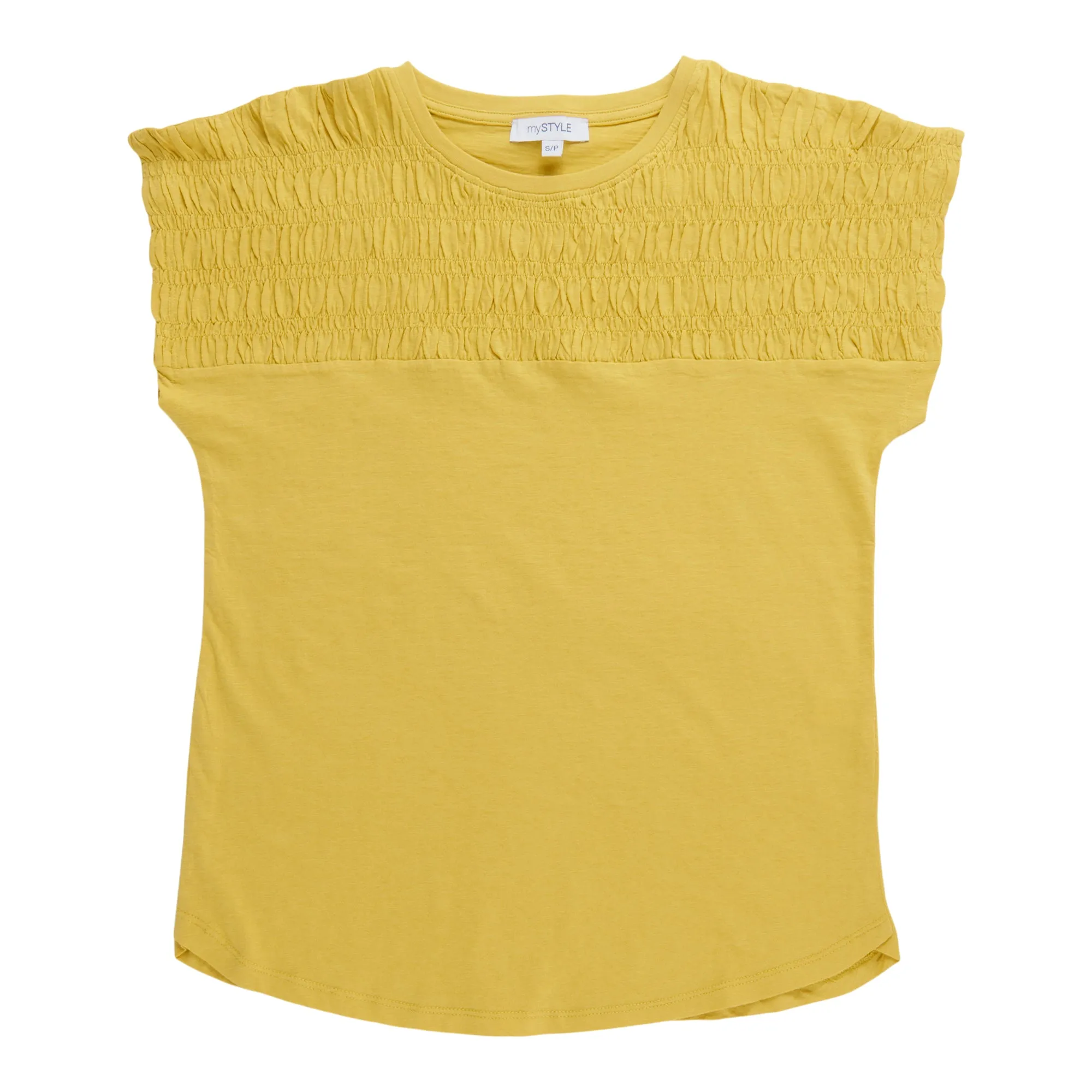 mySTYLE Women's Smocked Front Tee sold by Giant Tiger product image thumbnail 2