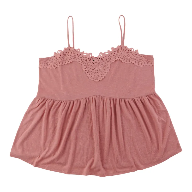 lily morgan Women's Plus Camisole with Lace Detail made by Giant Tiger