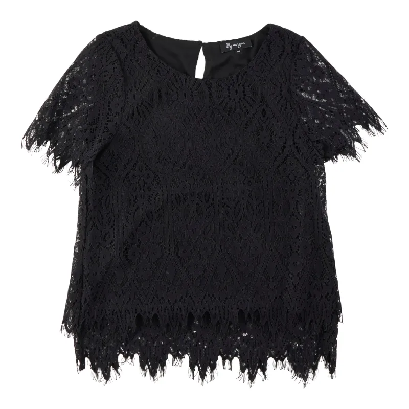 lily morgan Women's Lace Top made by Giant Tiger