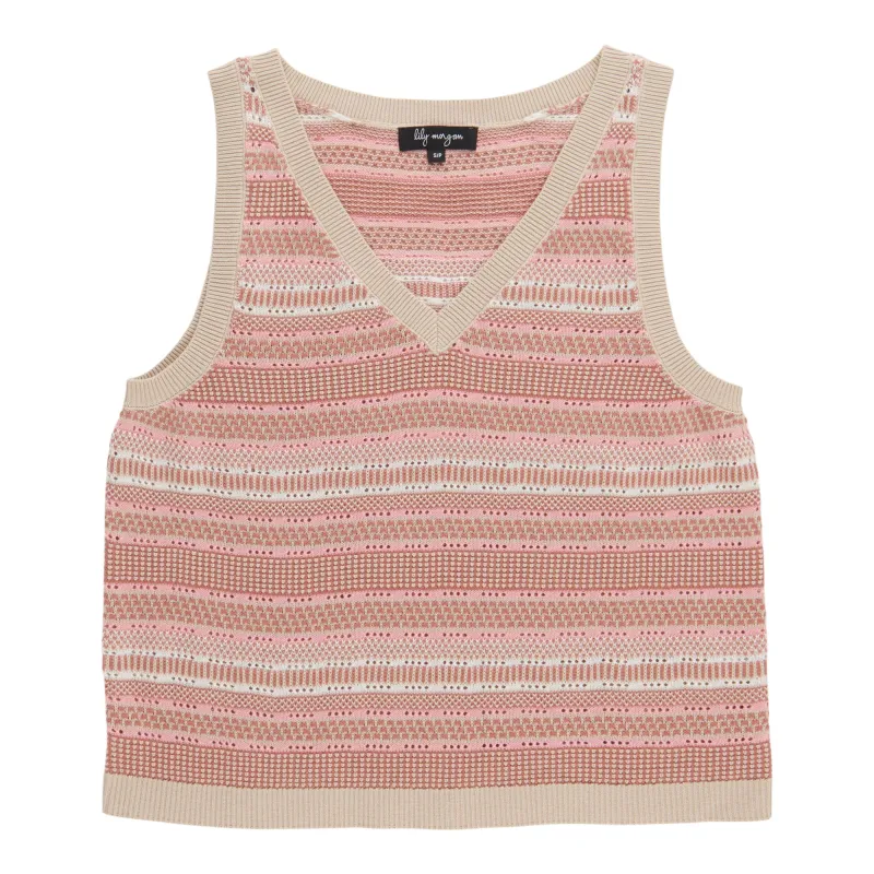 lily morgan Women's Crochet Tank Top made by Giant Tiger