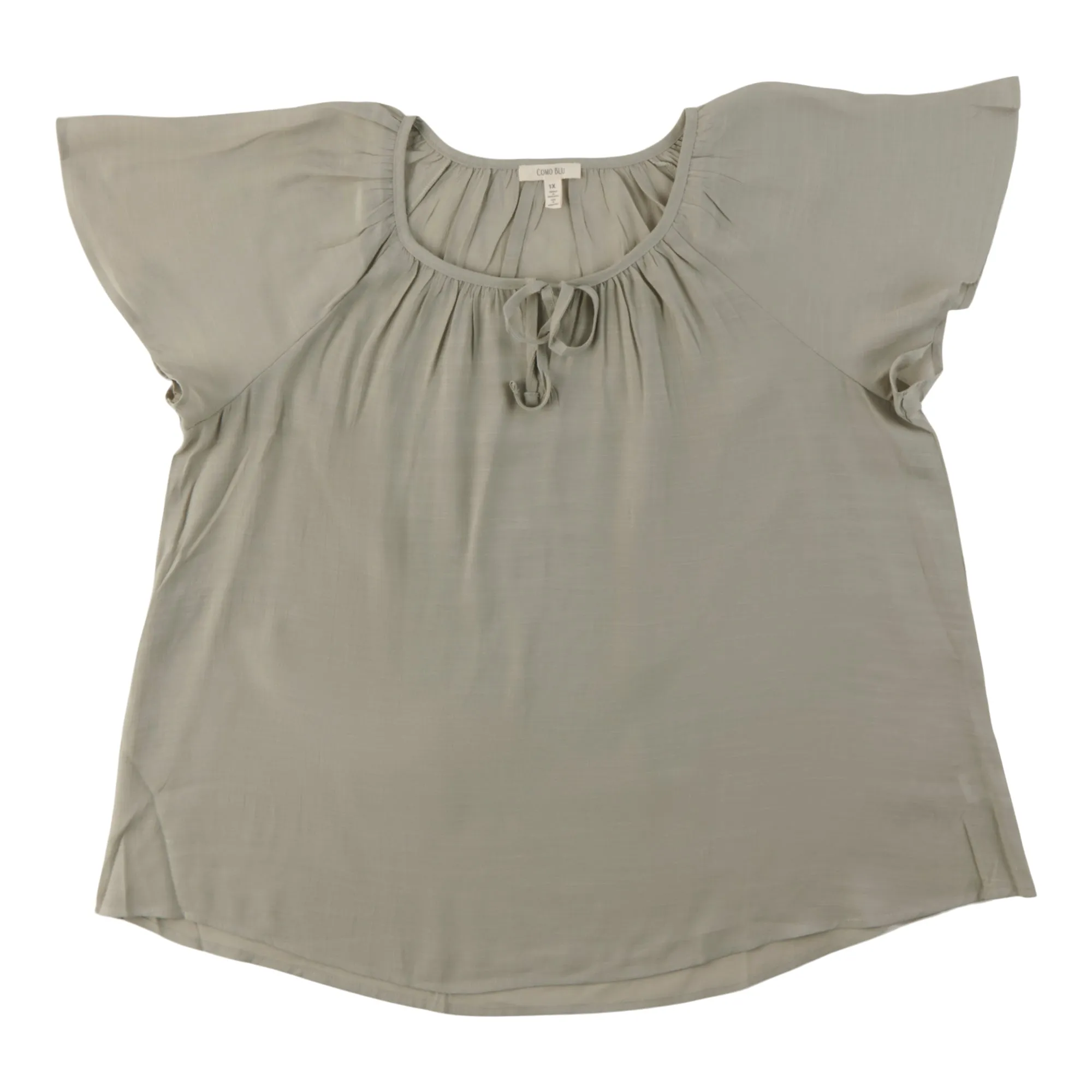 Women's Plus Split V-Neck Short Sleeve Blouse sold by Giant Tiger product image thumbnail 3
