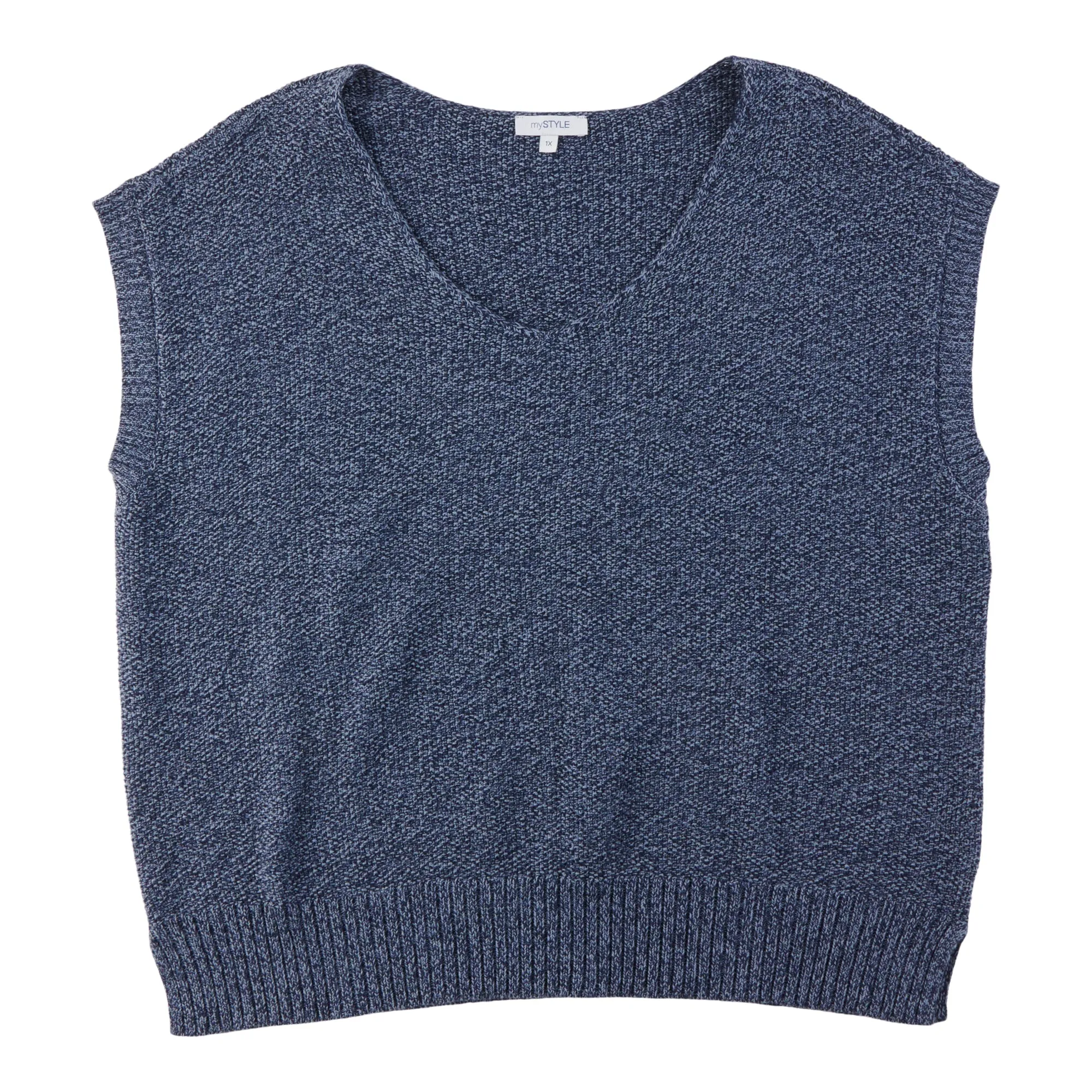 mySTYLE Women's Plus Short Sleeve Textured Sweater sold by Giant Tiger product image thumbnail 2