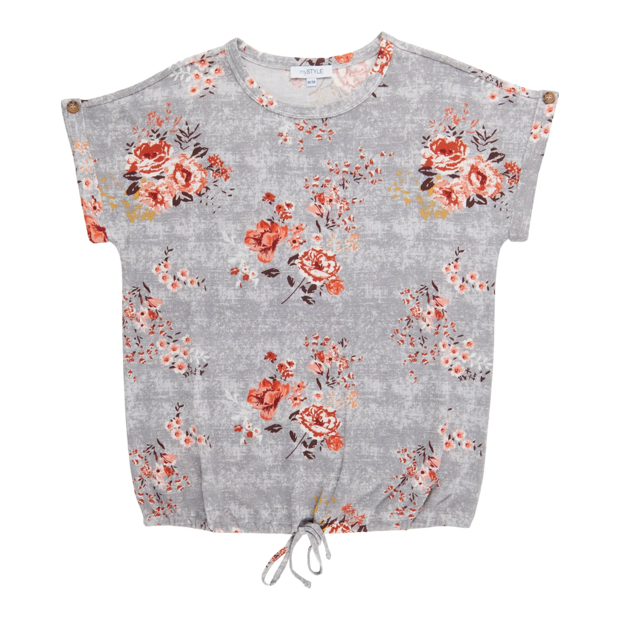 mySTYLE Women's Tie Front Floral Top sold by Giant Tiger product image thumbnail 2