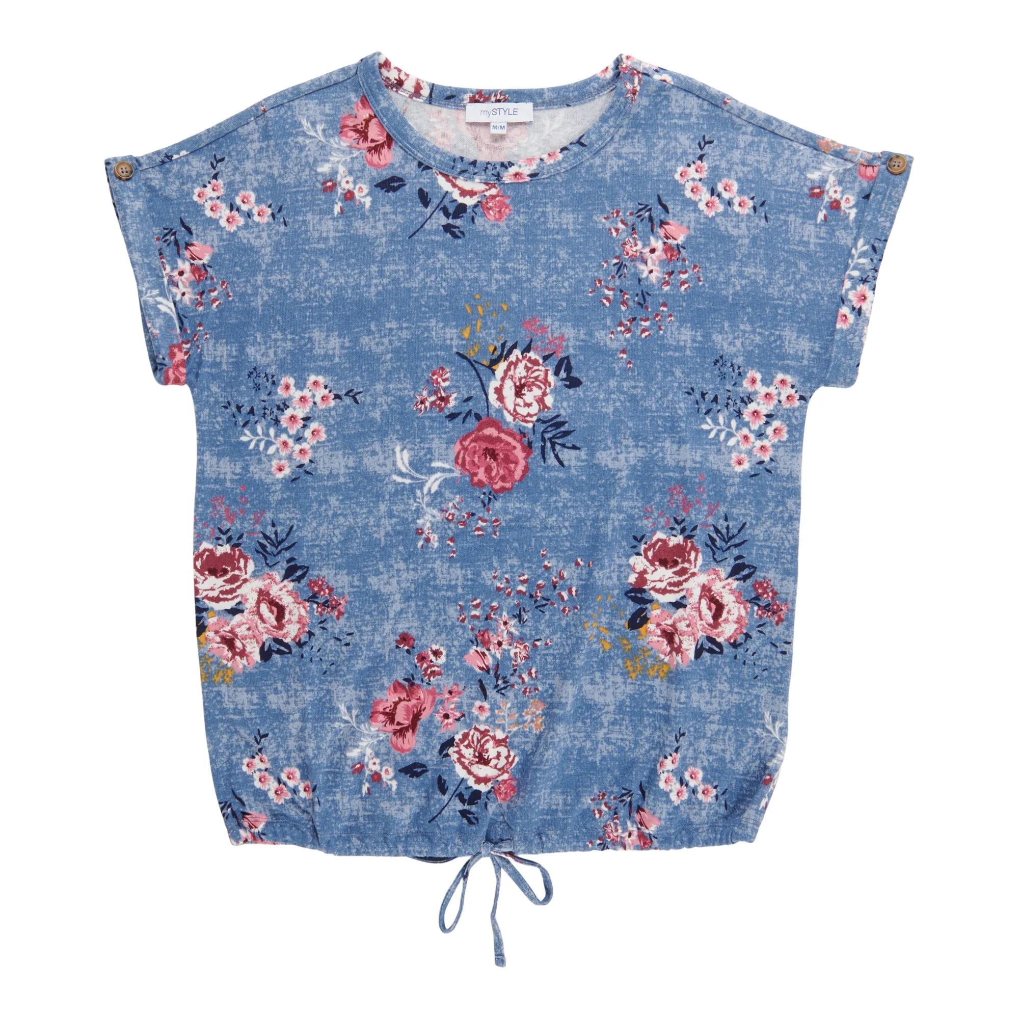 mySTYLE Women's Tie Front Floral Top sold by Giant Tiger