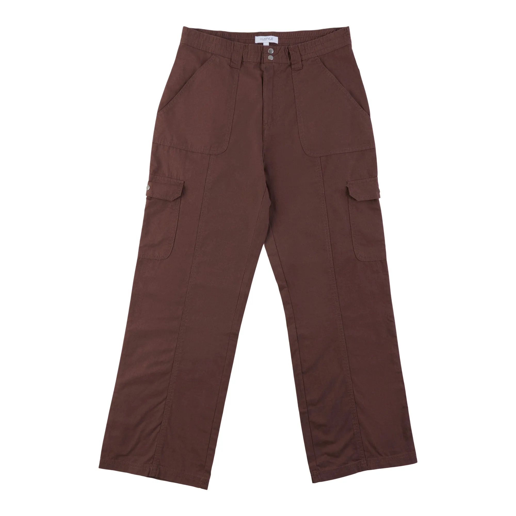 mySTYLE Women's Wide-Leg Poplin Cargo Pants sold by Giant Tiger product image thumbnail 2