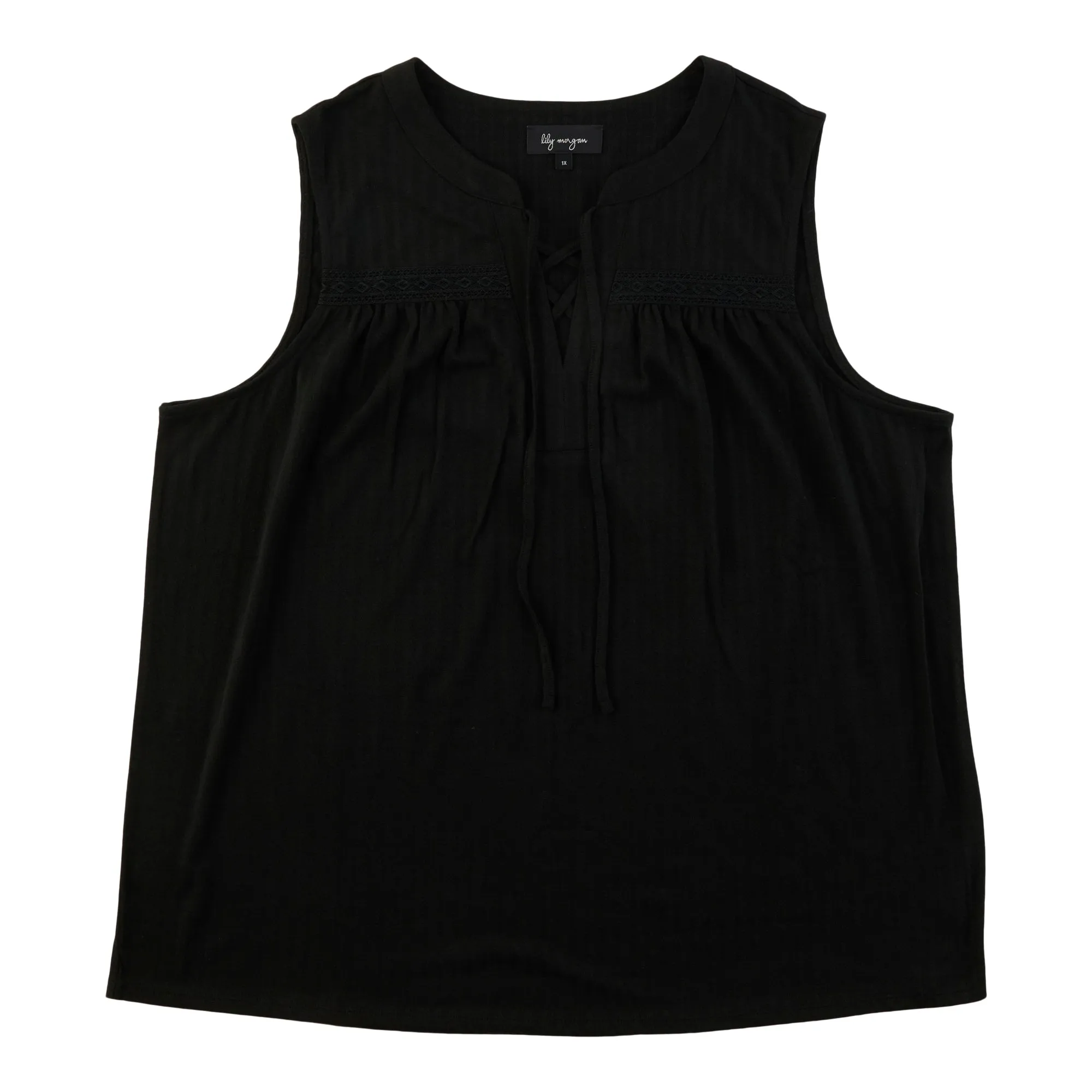 lily morgan Women's Plus Camisole with Lace Trim sold by Giant Tiger