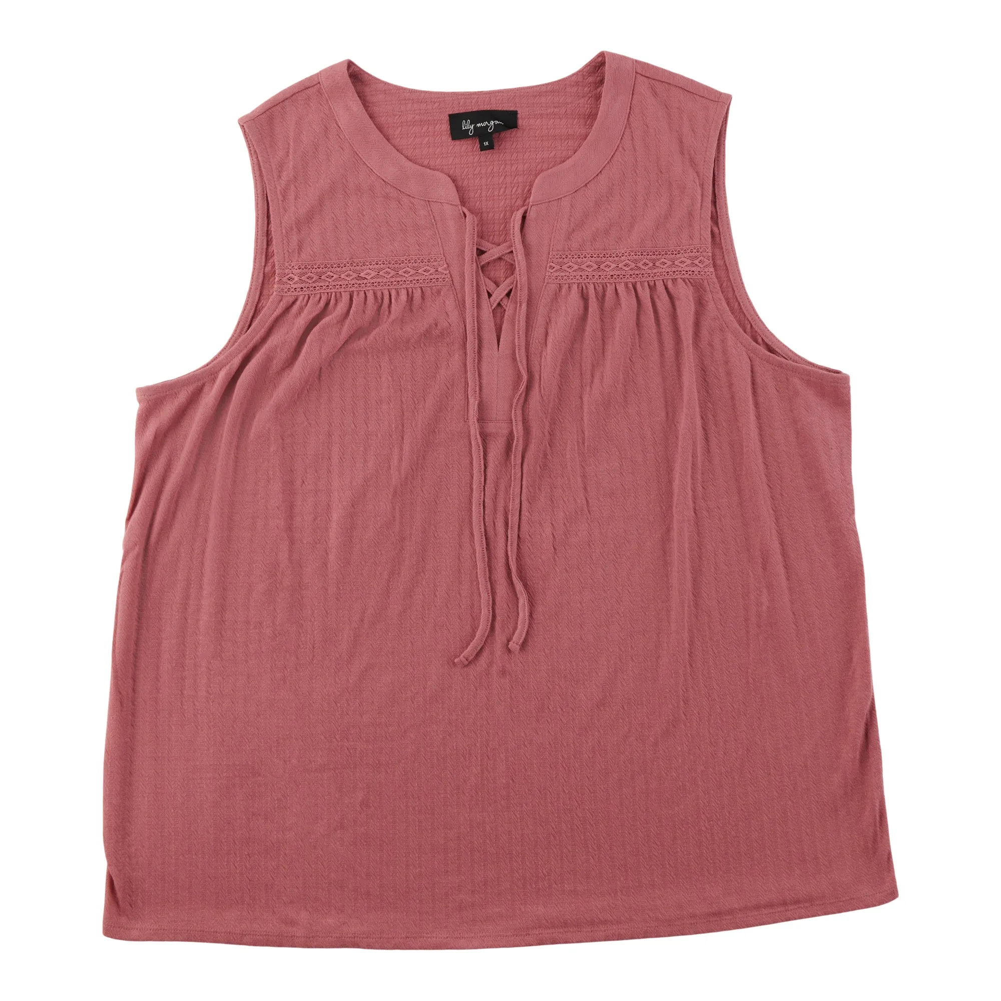 lily morgan Women's Plus Camisole with Lace Trim sold by Giant Tiger product image thumbnail 2