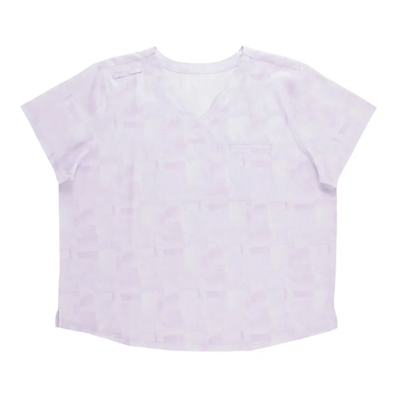 Options Women's Plus Printed V-Neck Scrub Top made by Giant Tiger