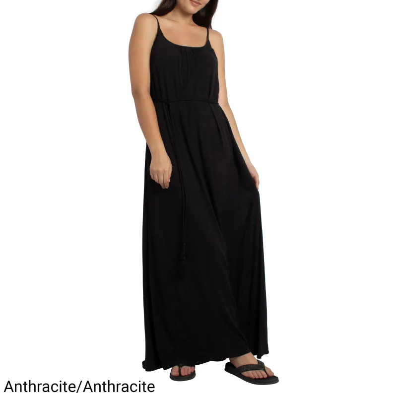 lily morgan Women's Solid Crinkle Maxi Dress - S-XL made by Giant Tiger