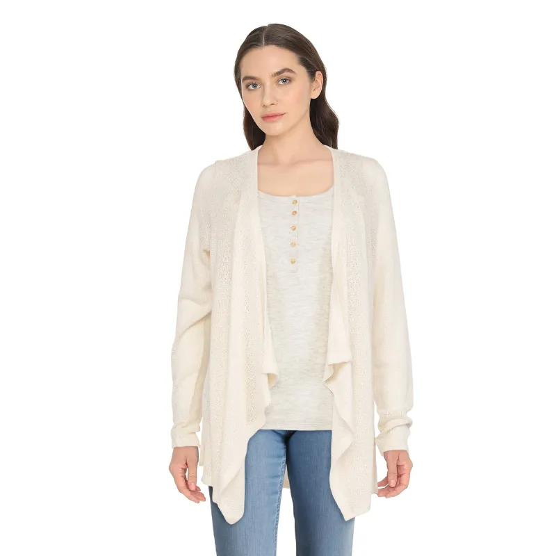 lily morgan Women's Knit Crochet Cardigan made by Giant Tiger