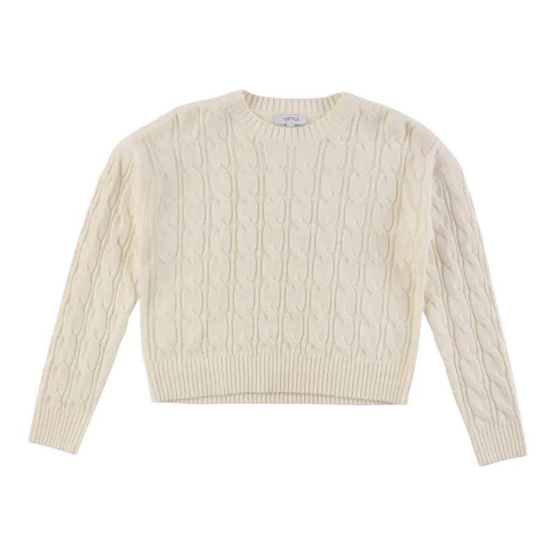mySTYLE Women's Cable Knit Sweater made by Giant Tiger