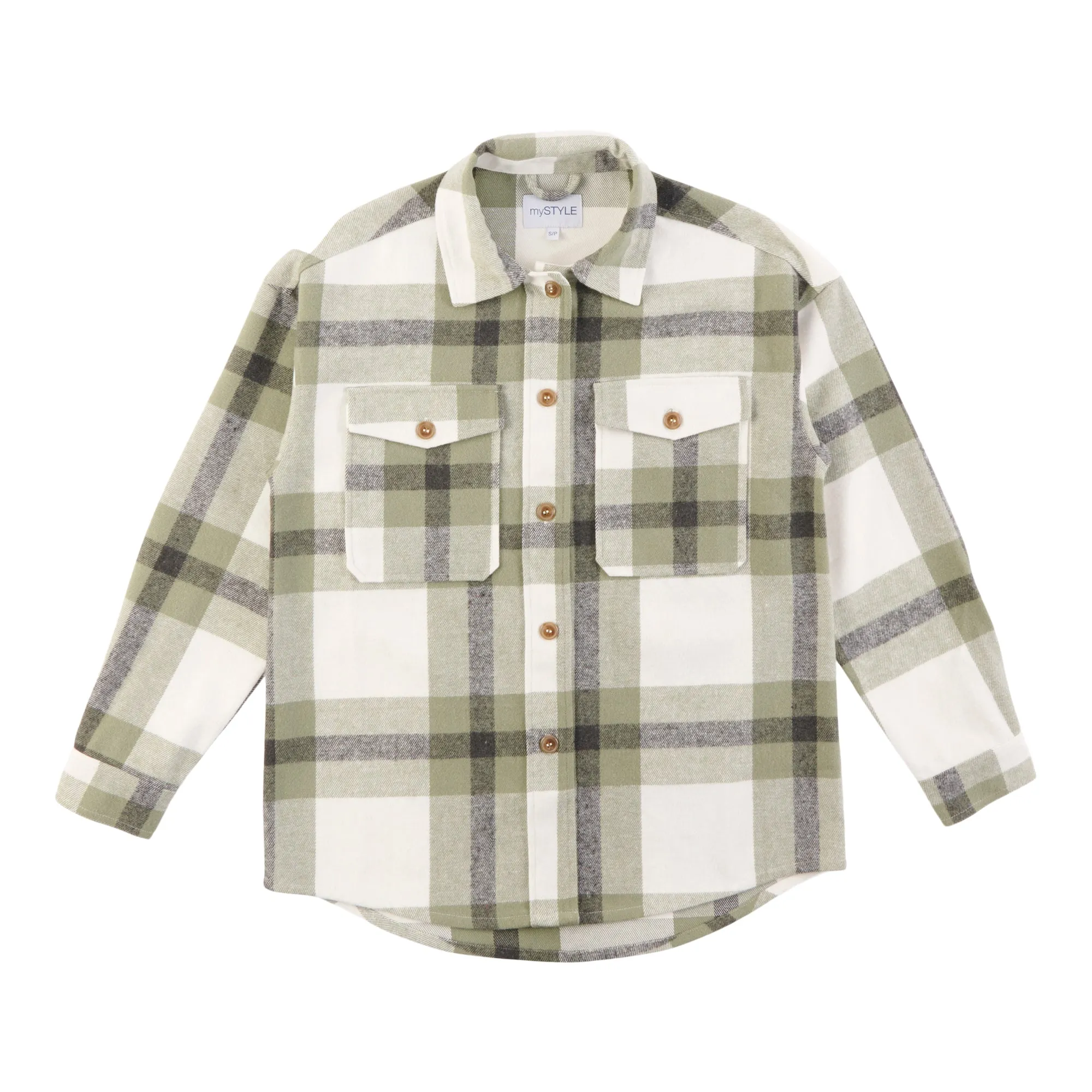 mySTYLE Women's Seasonal Plaid Shacket sold by Giant Tiger product image thumbnail 2