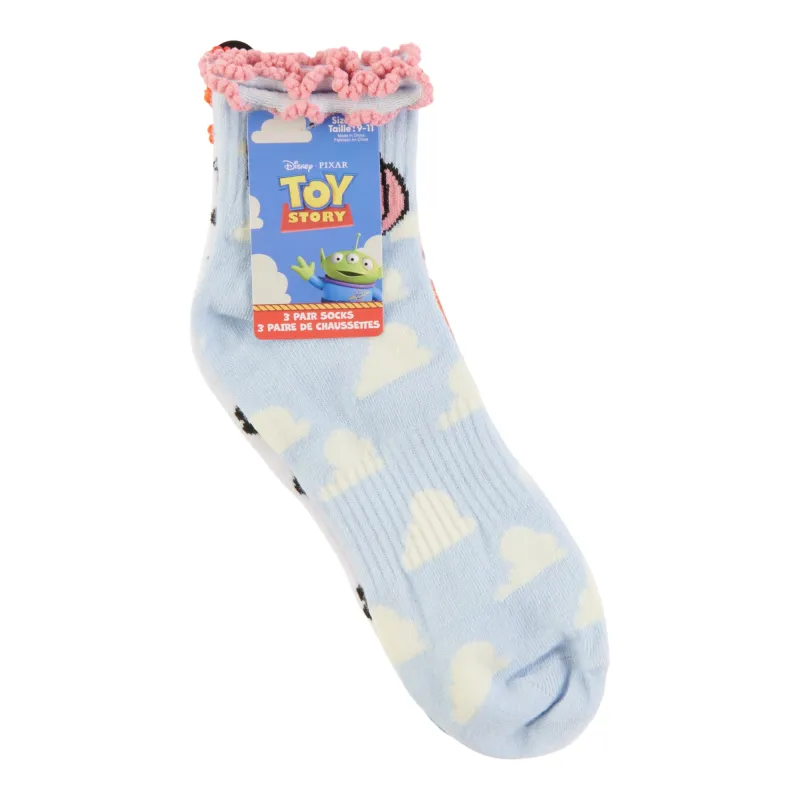 Women's Licensed Toy Story Quarter Crew Socks, 3-Pack made by Giant Tiger