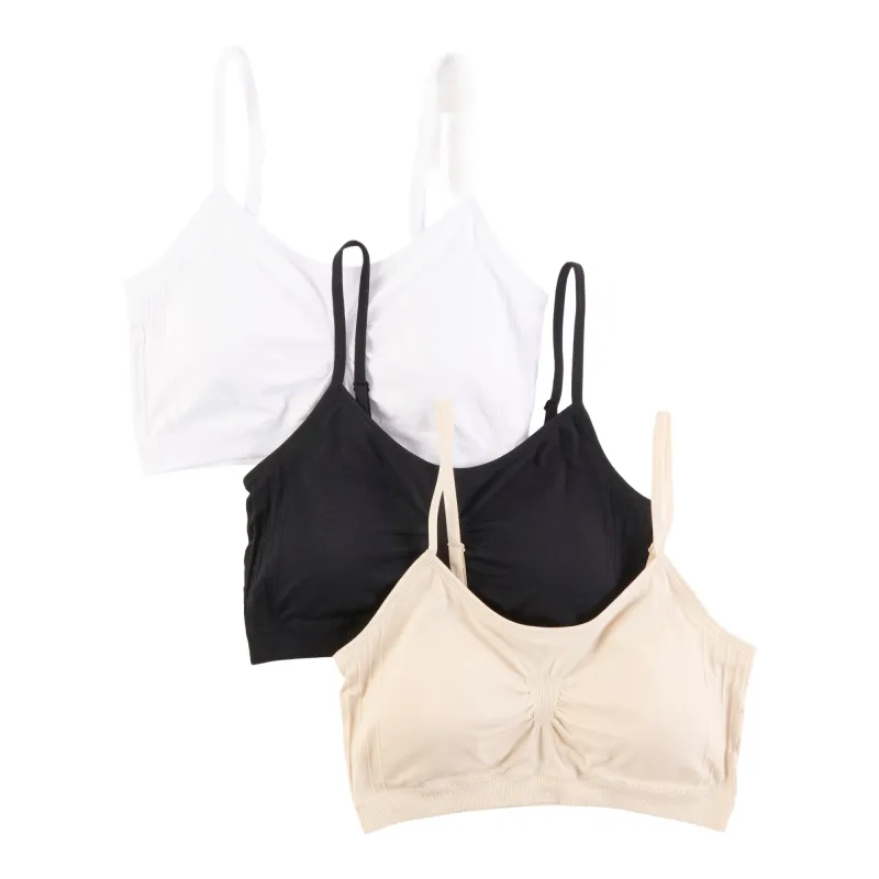 Carisma Women's Plus Seamless Cami Bra, 3-Pack made by Giant Tiger