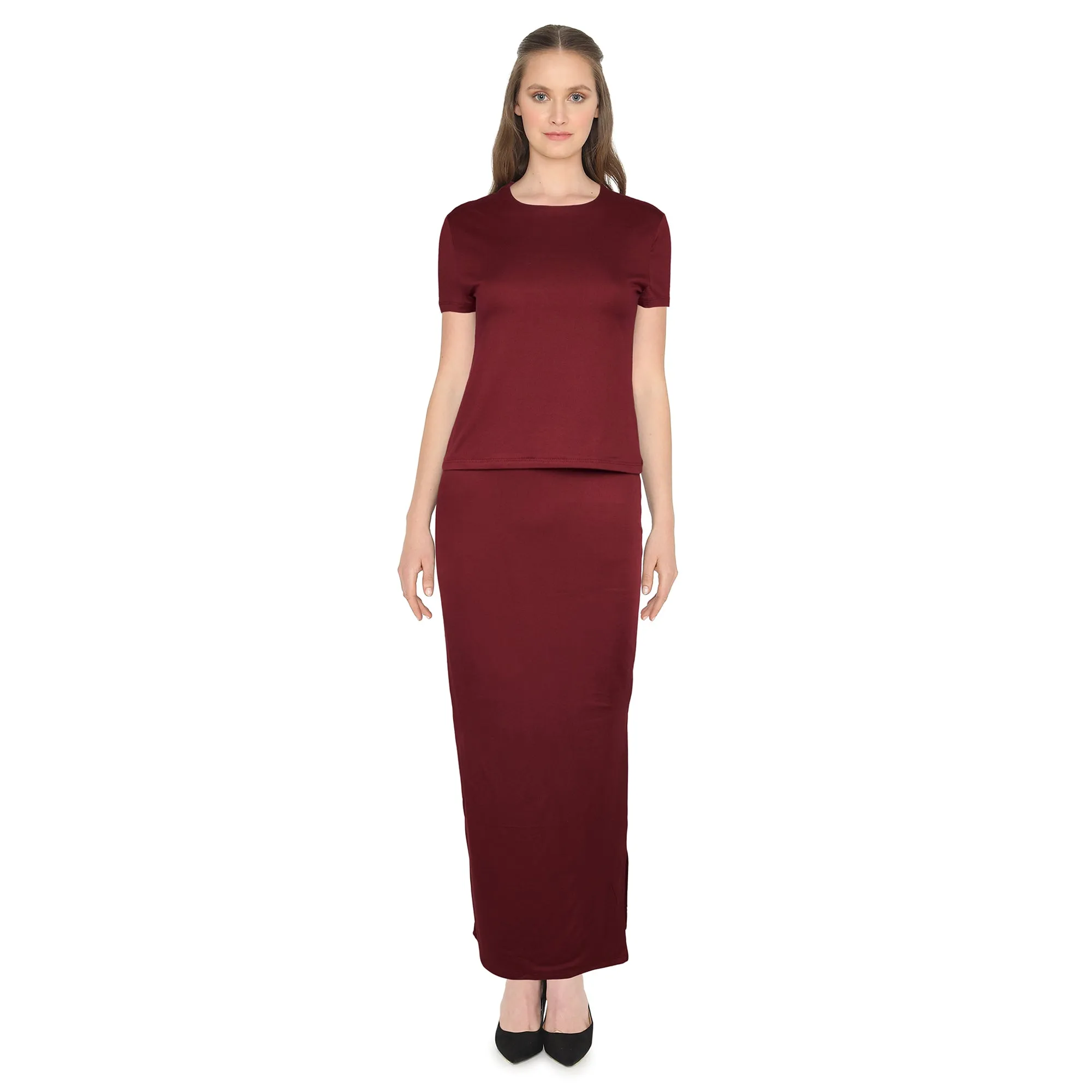 lily morgan Women's Ribbed Skirt Set, 2-Piece sold by Giant Tiger product image thumbnail 2
