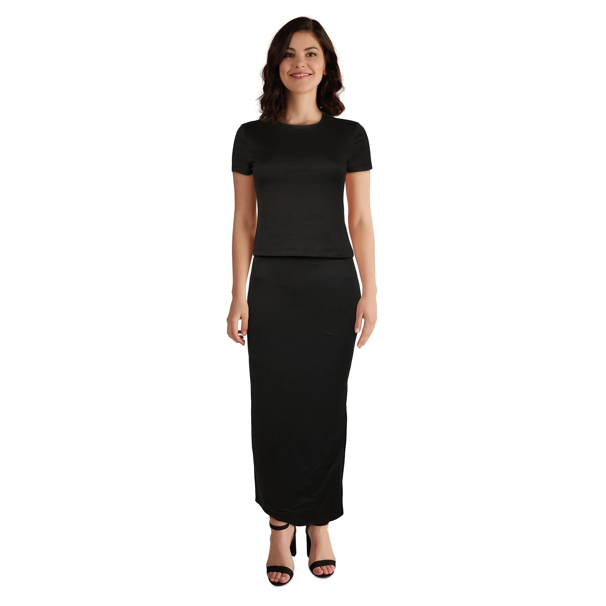 lily morgan Women's Ribbed Skirt Set, 2-Piece sold by Giant Tiger