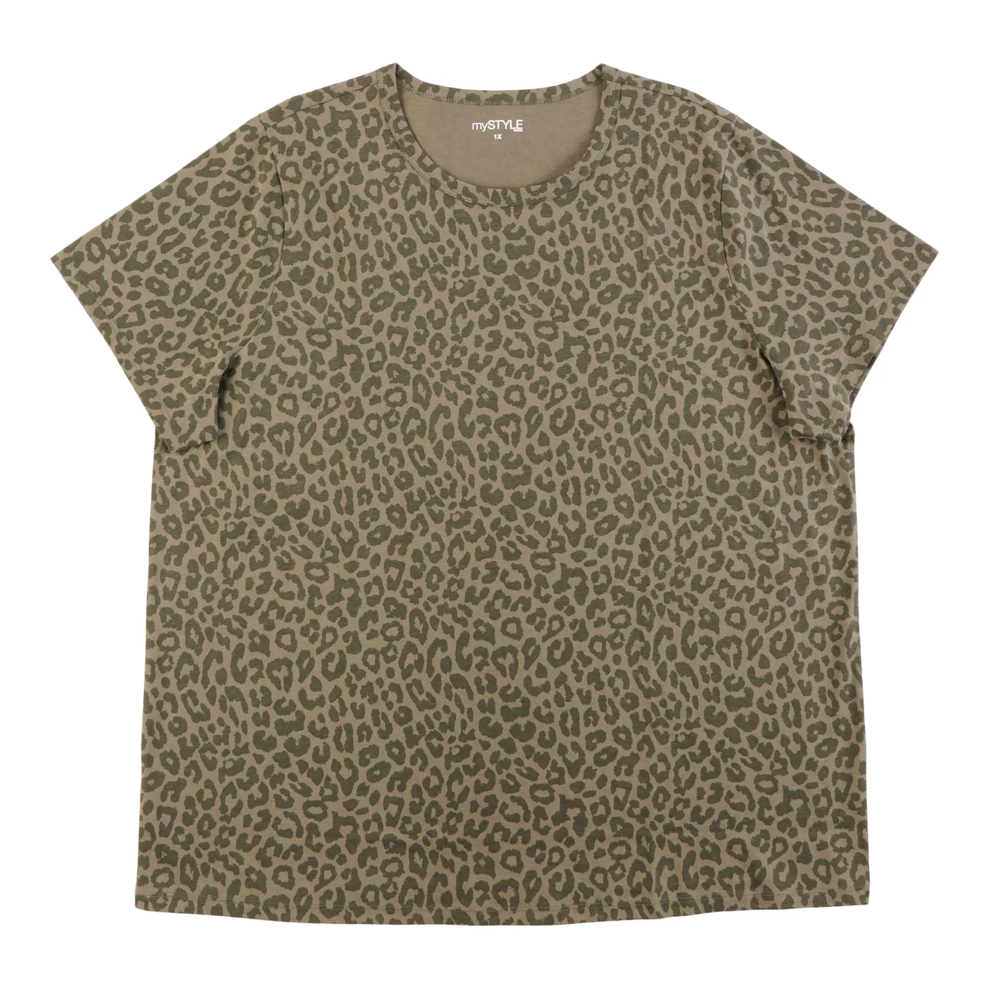 mySTYLE Women's Plus Crew Neck T-Shirt sold by Giant Tiger