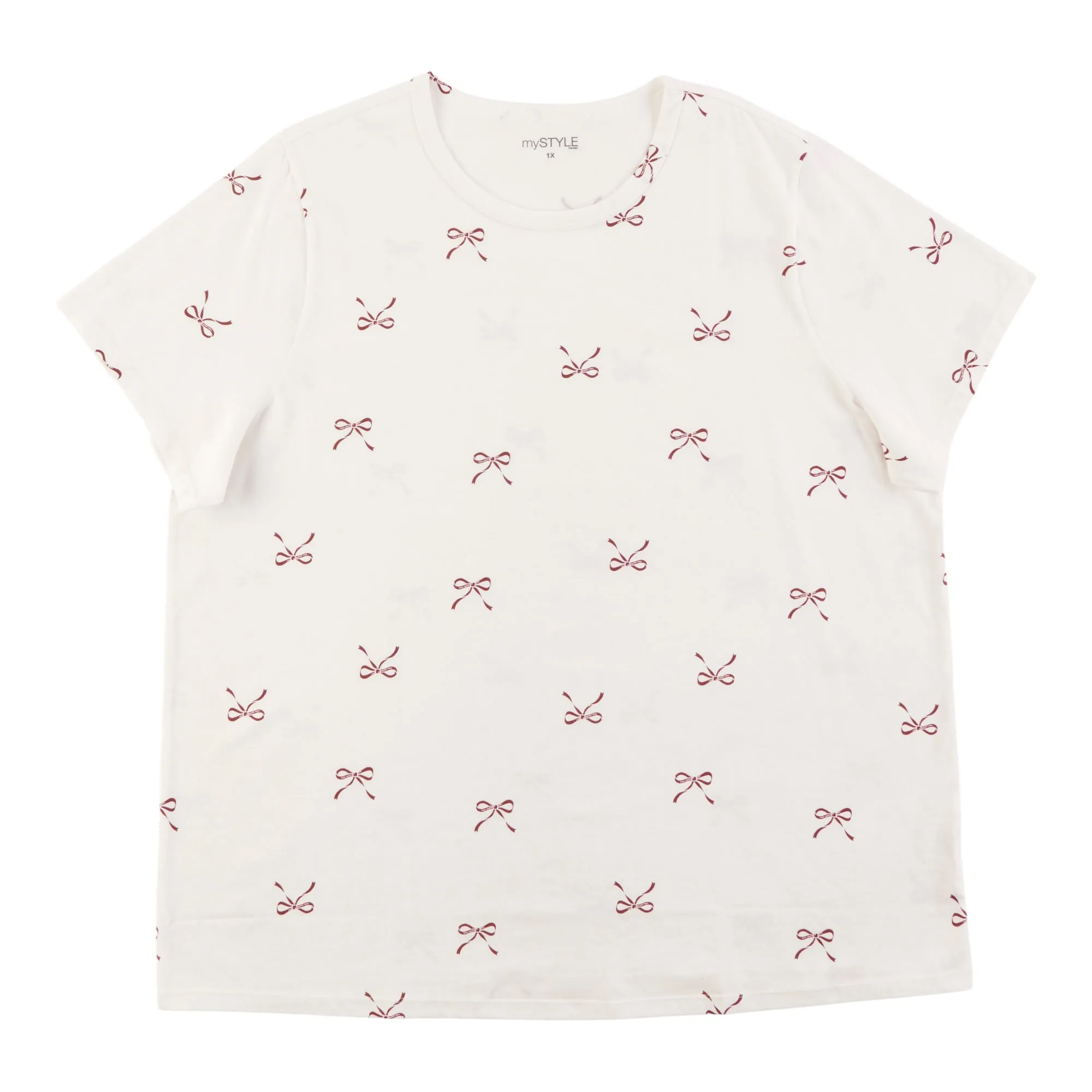 mySTYLE Women's Plus Crew Neck T-Shirt sold by Giant Tiger product image thumbnail 3