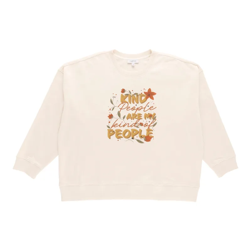 mySTYLE Women’s Plus Printed Fleece Sweatshirt made by Giant Tiger