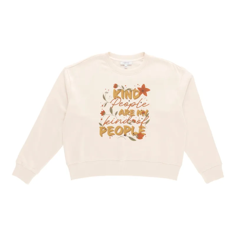 mySTYLE Women’s Printed Fleece Sweatshirt made by Giant Tiger