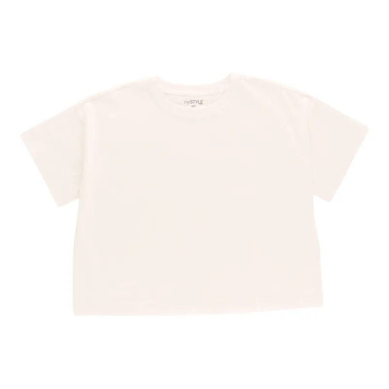 mySTYLE Women's Boxy Solid Tee made by Giant Tiger