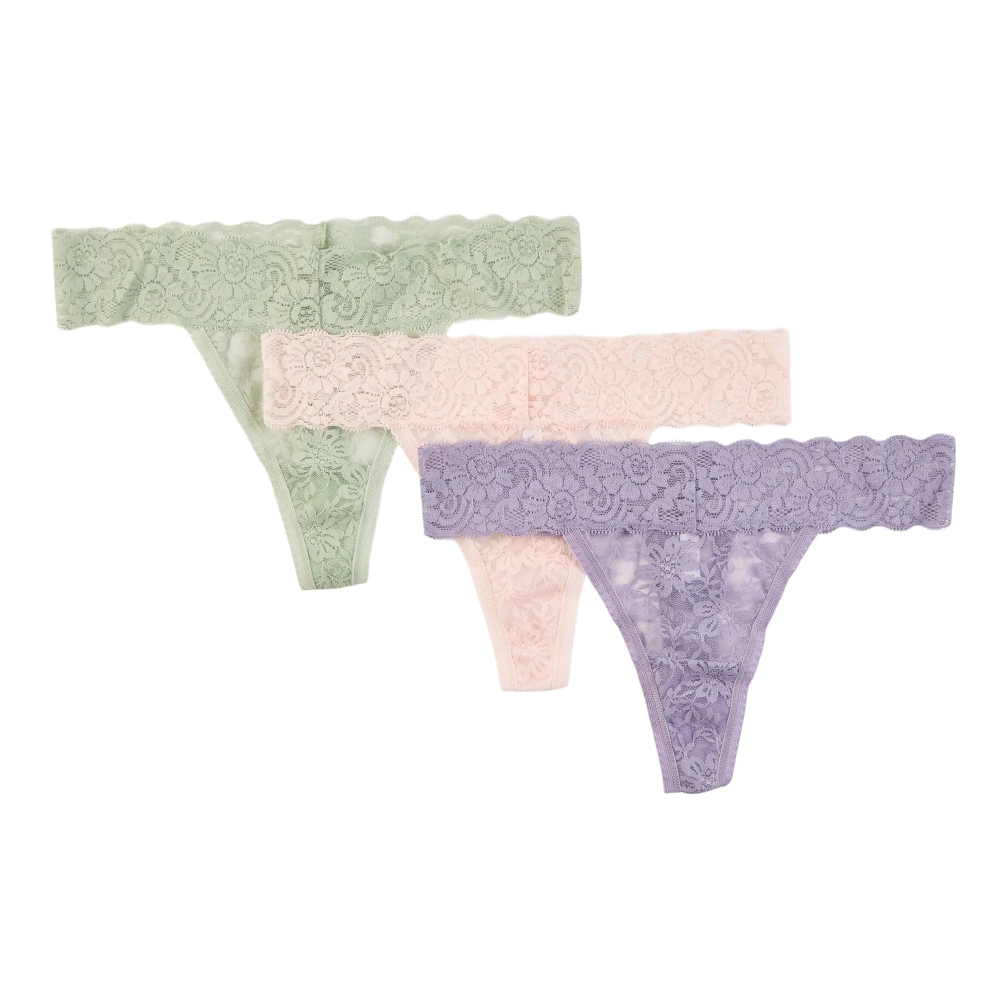 Women's Stretch Lace Thongs, 3-Pack sold by Giant Tiger product image thumbnail 2