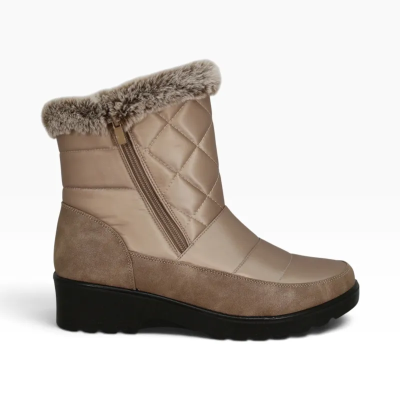 Mountain Ridge Women's Quilted Winter Boots with Side Zip, -20°C made by Mountain Ridge