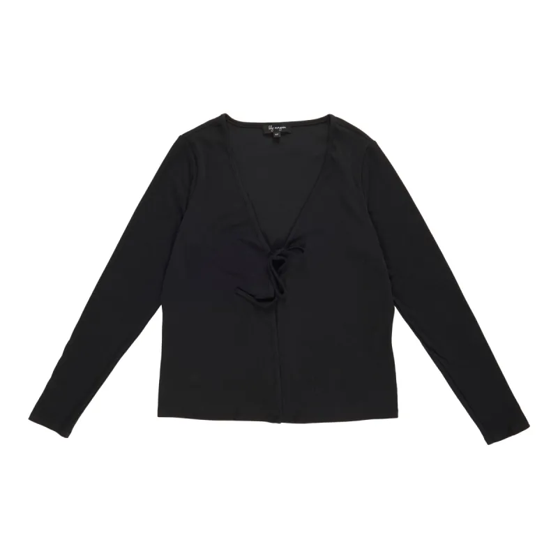 lily morgan Women's Open-Front Tie Cardigan sold by Giant Tiger