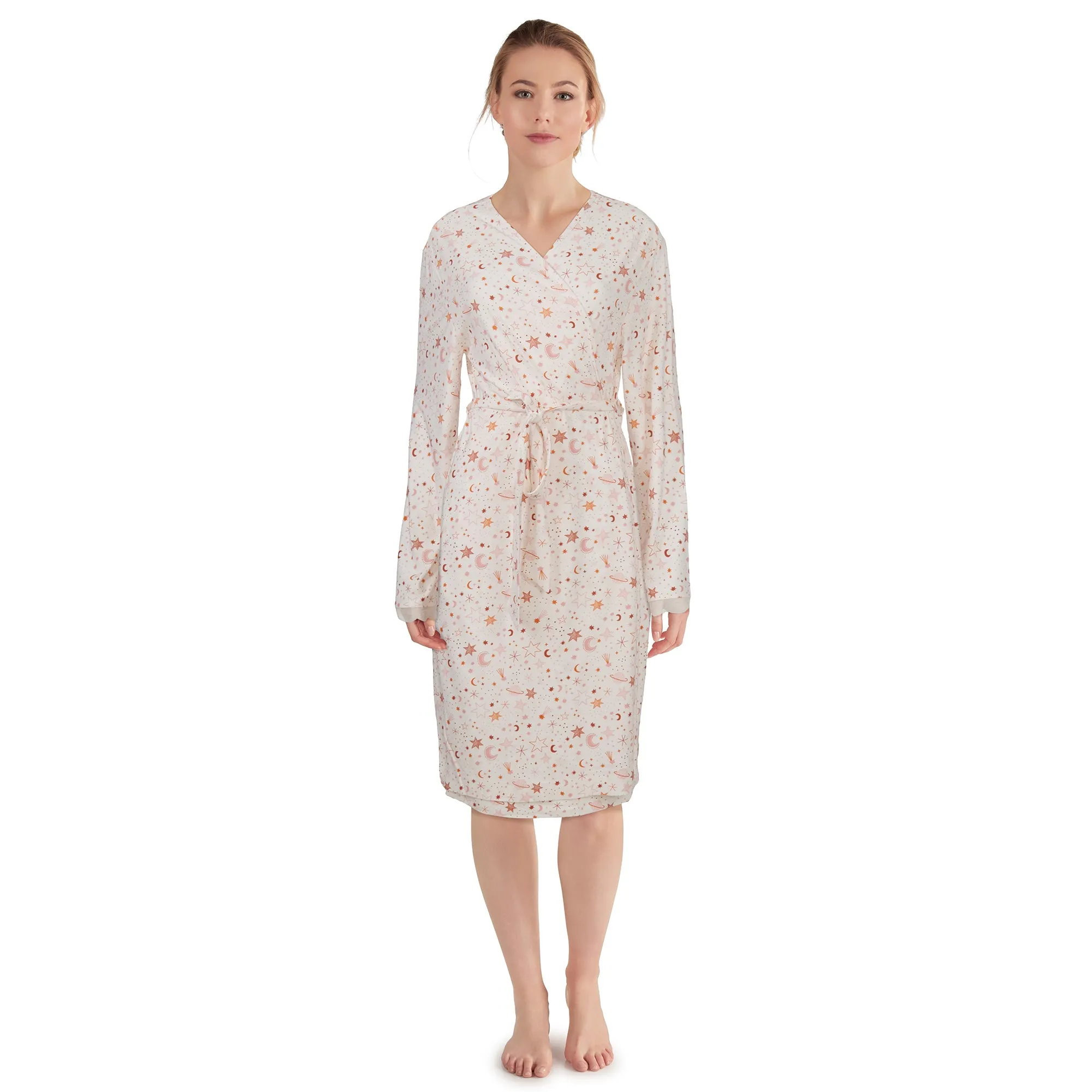 Carisma Women's Perfect Dream Peachy Lace Robe sold by Giant Tiger product image thumbnail 2