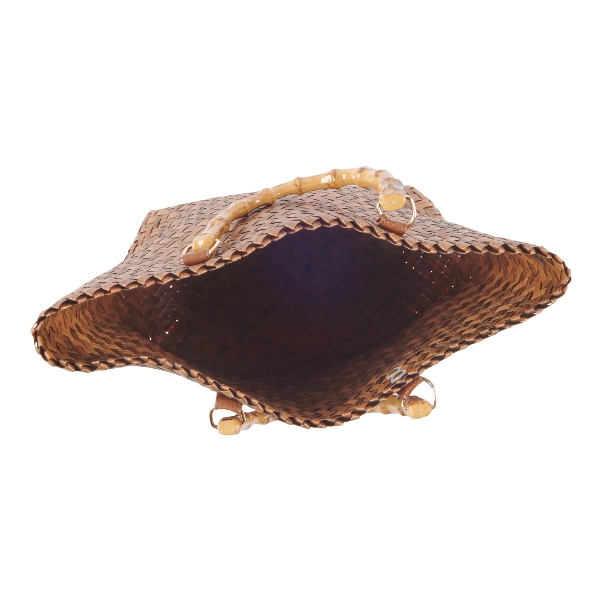 Basket Weave Straw Tote Bag sold by Giant Tiger product image thumbnail 2