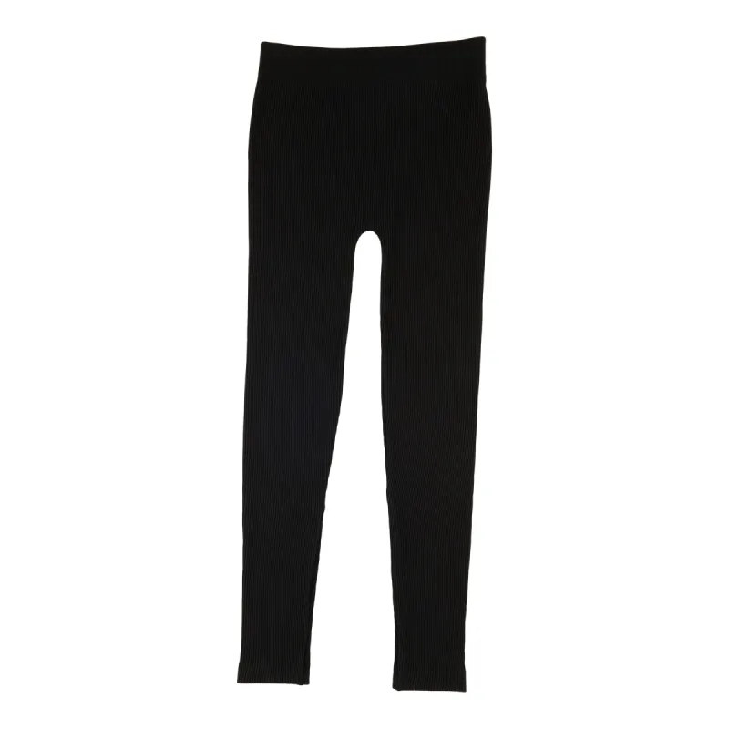 mySTYLE Women's Cozy Ribbed Black Leggings sold by Giant Tiger