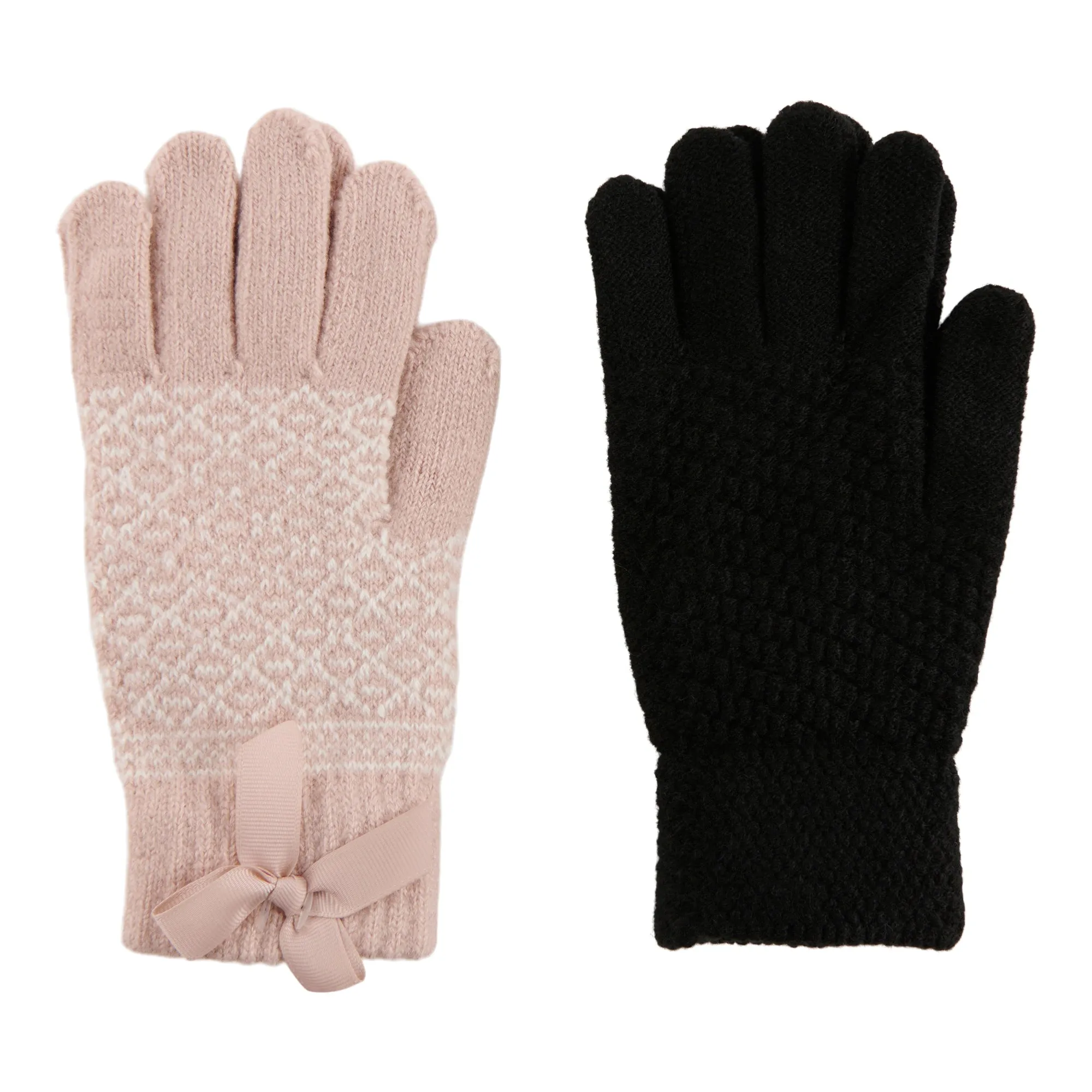 Women's Brushed Knit Gloves, 2 Pack sold by Giant Tiger product image thumbnail 3