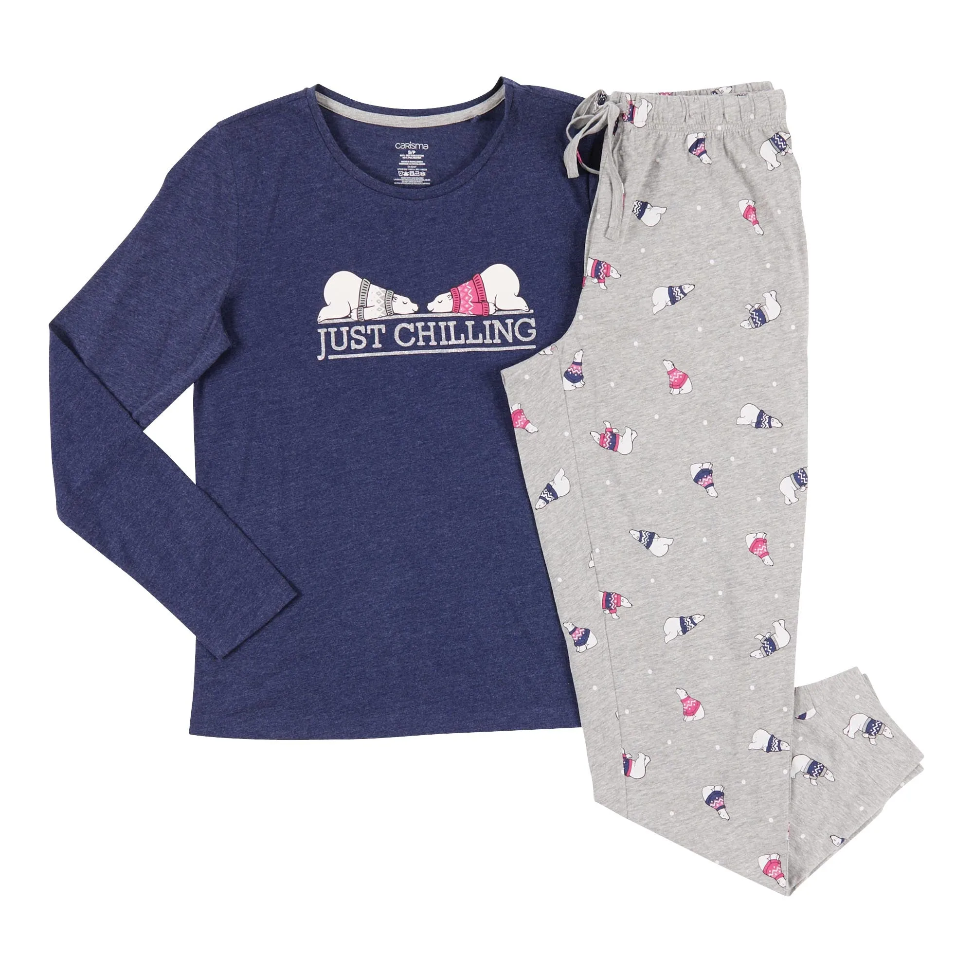 Carisma Women's Cotton Knit PJ Set, 2-Piece sold by Giant Tiger product image thumbnail 3