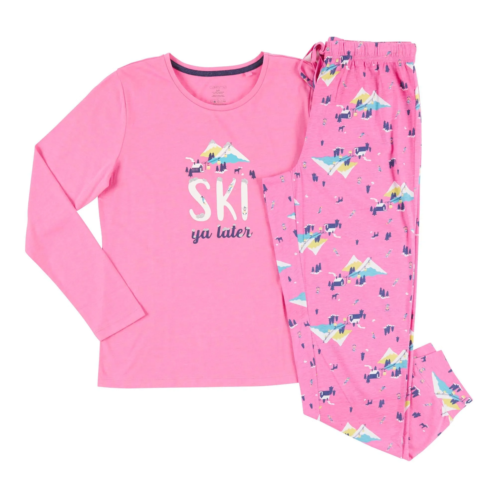 Carisma Women's Cotton Knit PJ Set, 2-Piece sold by Giant Tiger product image thumbnail 4